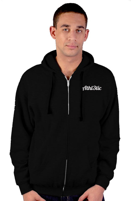 Athl3tics - Zip up hoody - Black