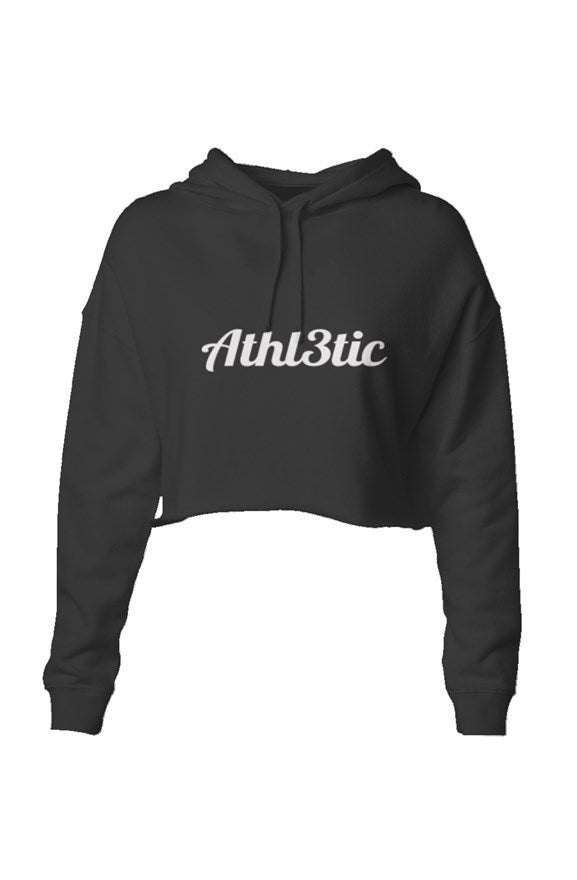 Athl3tic - Crop Hoodie - Black