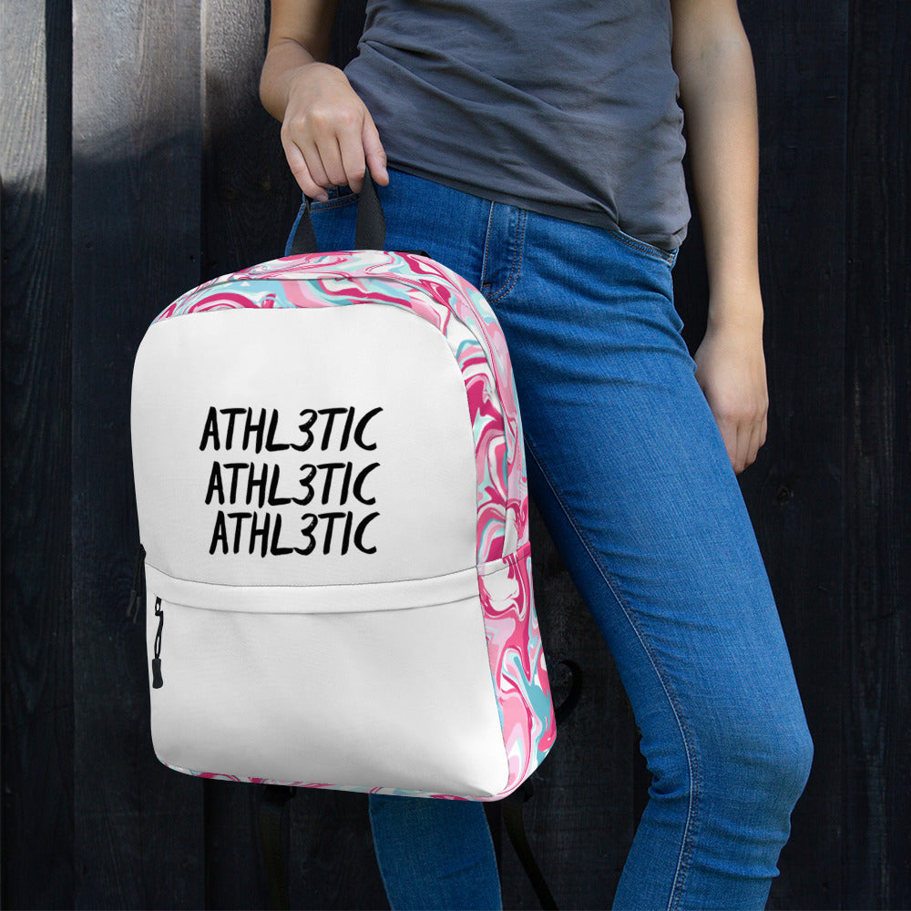 Athl3tic - Backpack - Pink Wave White